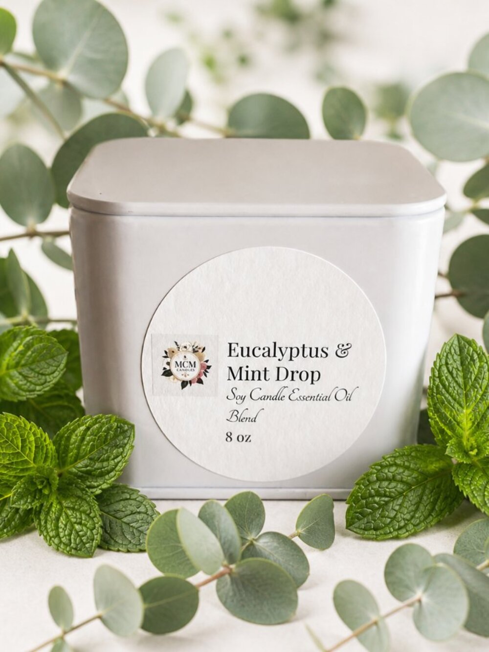 Eucalyptus & Mint Drop by MCM Candles